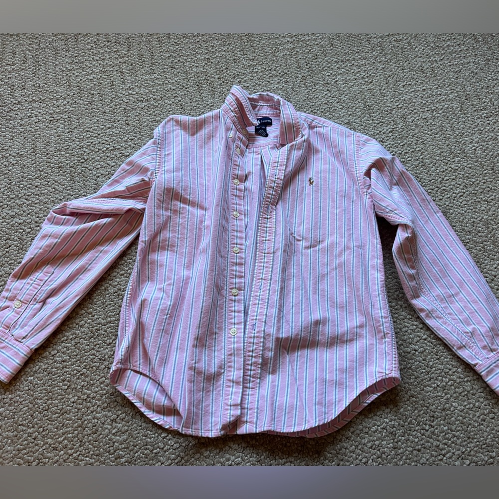 Boys size 12/14 Ralph Lauren button up